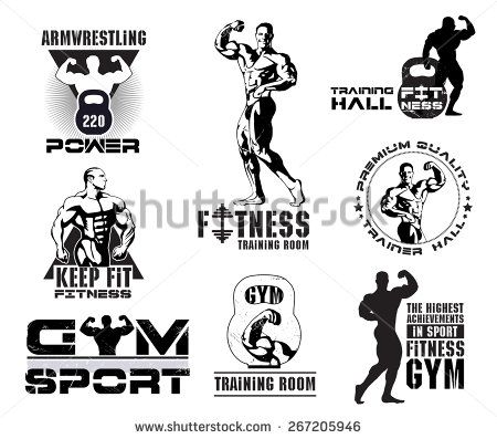 Bodybuilding Logotype Sign Symbol Fitness Room Logos Emblems 450x397 Bodybuilding Logotype Sign Symbol Fitness Room Logos Emblems