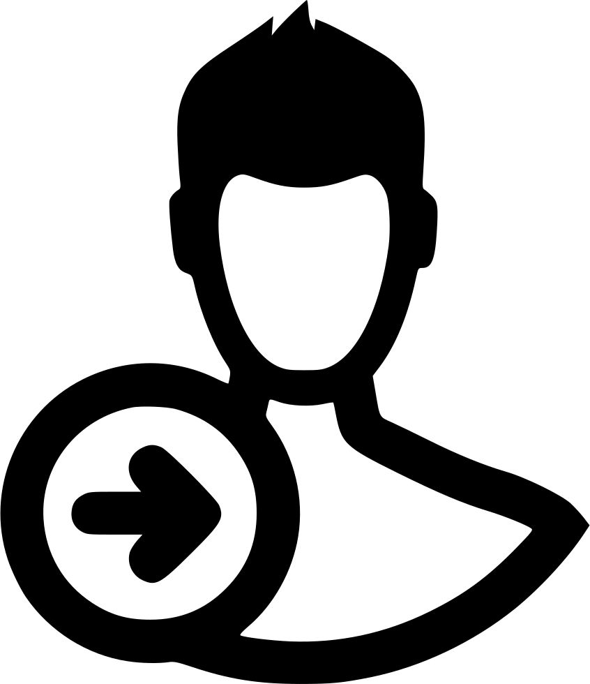 846x980 Man Enter Login Signup Png Icon Free Download