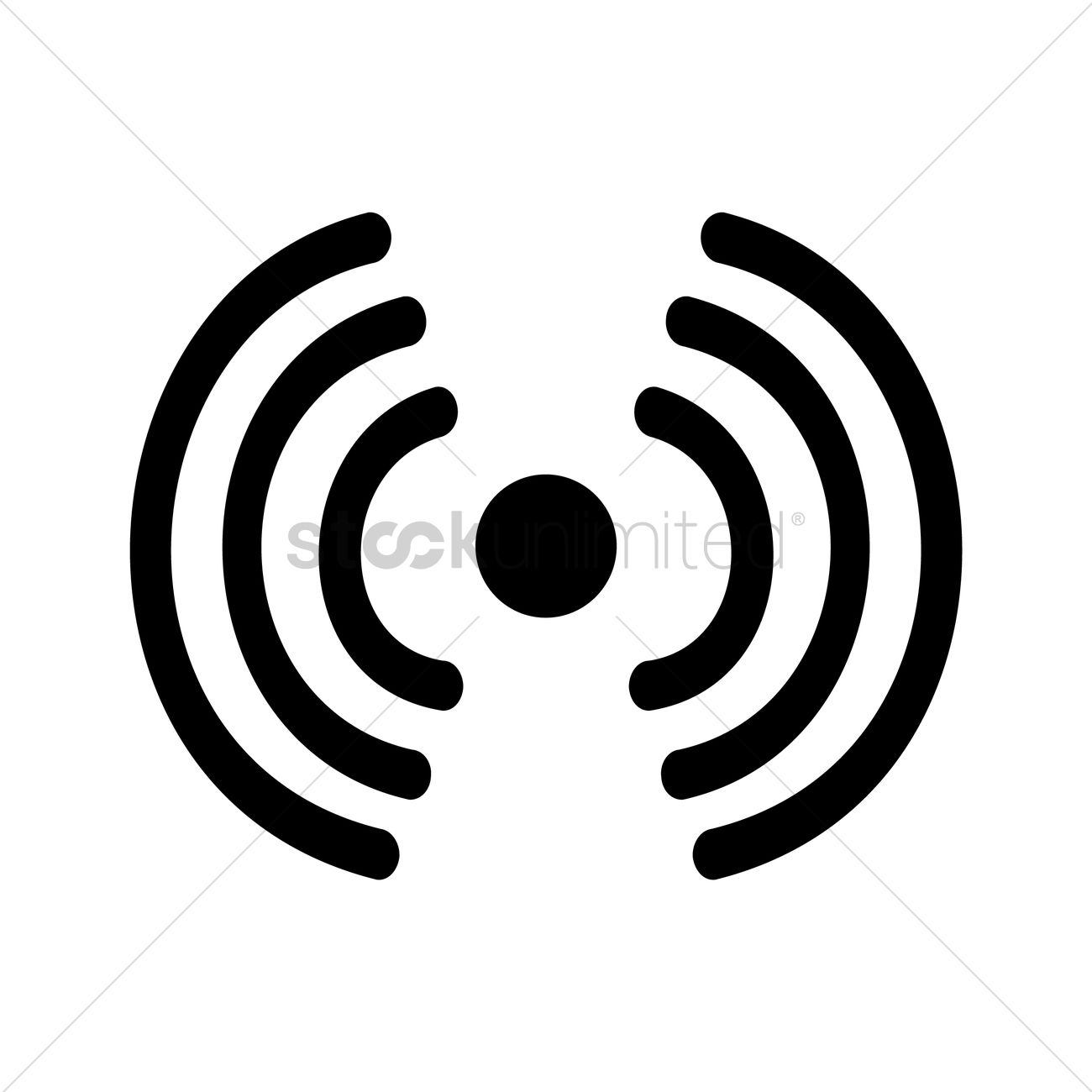 1300x1300 Signal Icon Vector Image