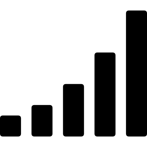 512x512 Signal Bars Icons Free Download