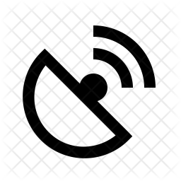 256x256 Gps Signal Icon Of Line Style