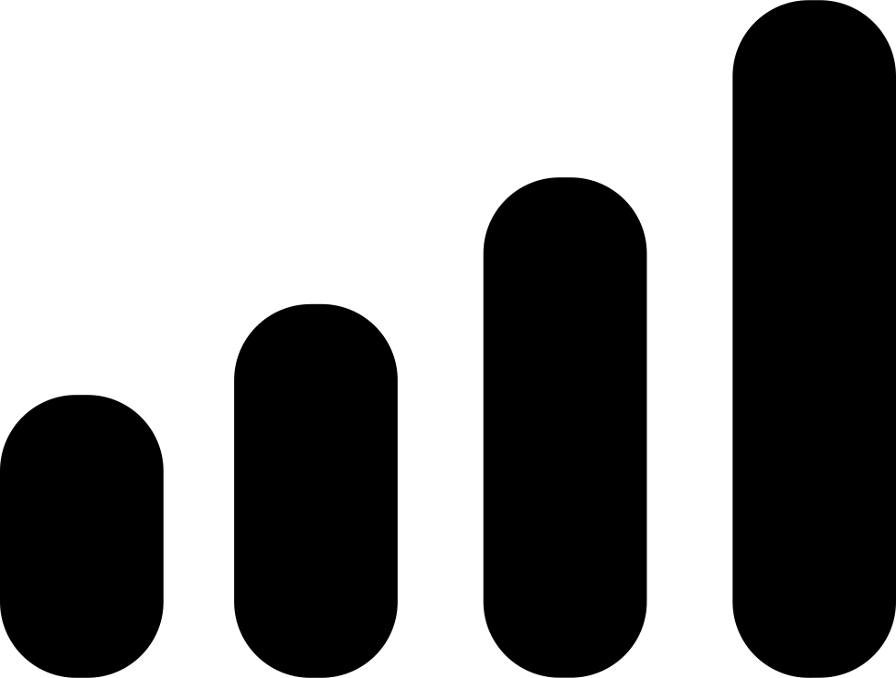 980x742 Signal Strength Bars Phone Interface Symbol Png Icon Free