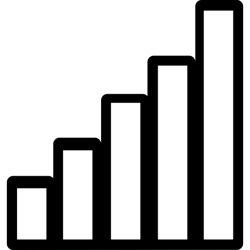 512x512 Signal Strength Bars Icons Free Download