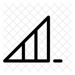 256x256 Signal Strength High Icon Of Line Style