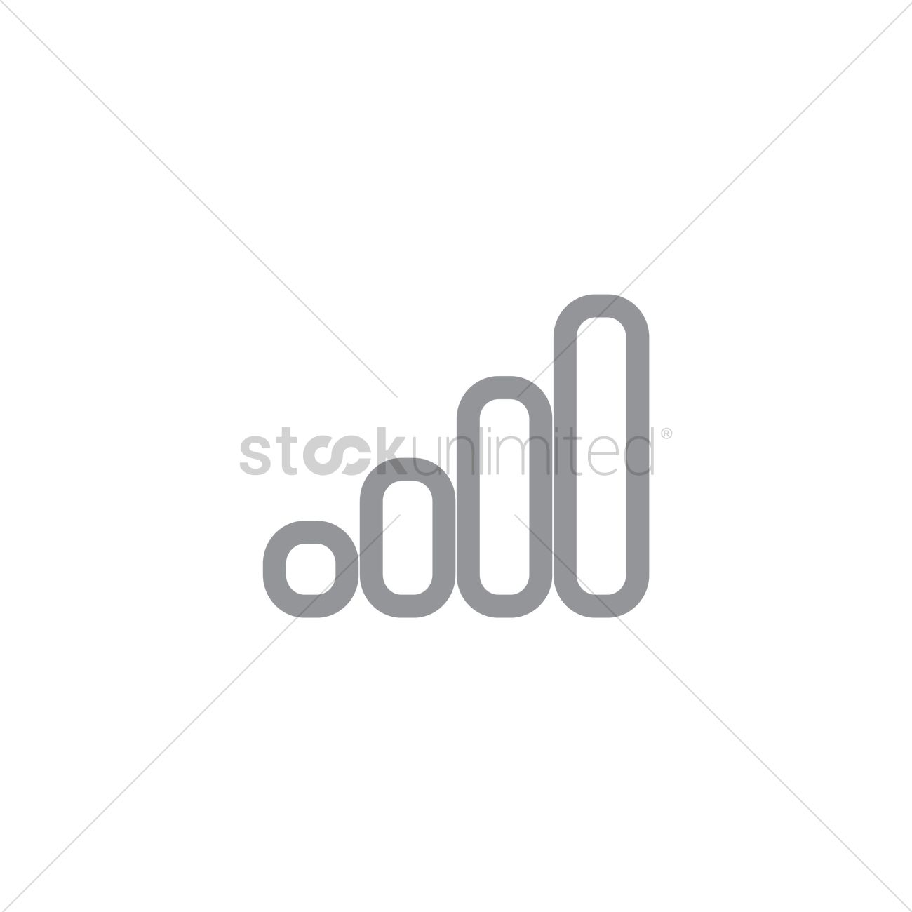 1300x1300 Signal Strength Icon Vector Image