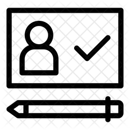 256x256 Digital Signature Icon Of Line Style