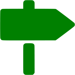 256x256 Green Signpost Icon