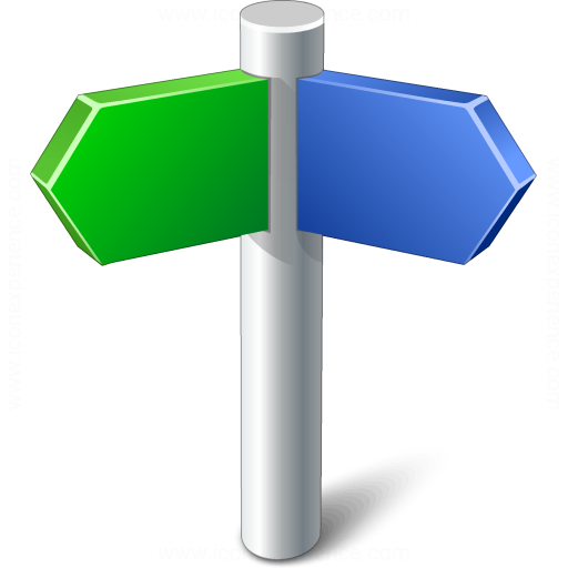 512x512 Iconexperience V Collection Signpost Icon