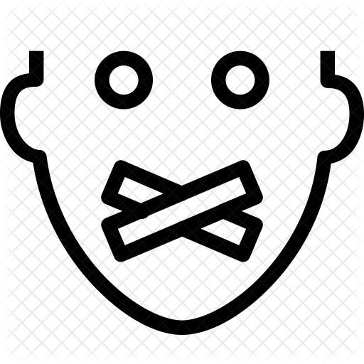 512x512 Silence Icon Of Line Style