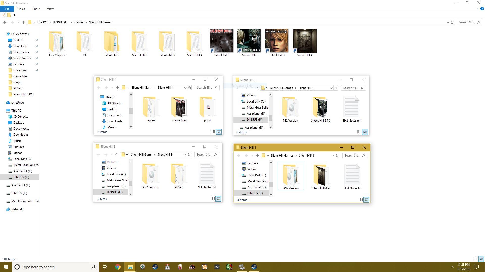 1920x1080 May Not Look Like Much, But This Is My Hd Collection Silent Hill