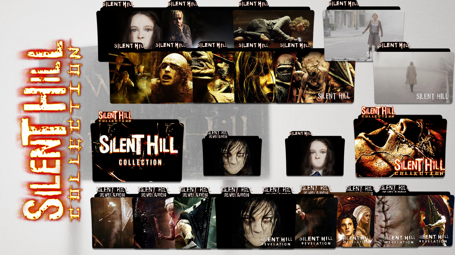 1920x1080 Silent Hill Collection Folder Icon Pack