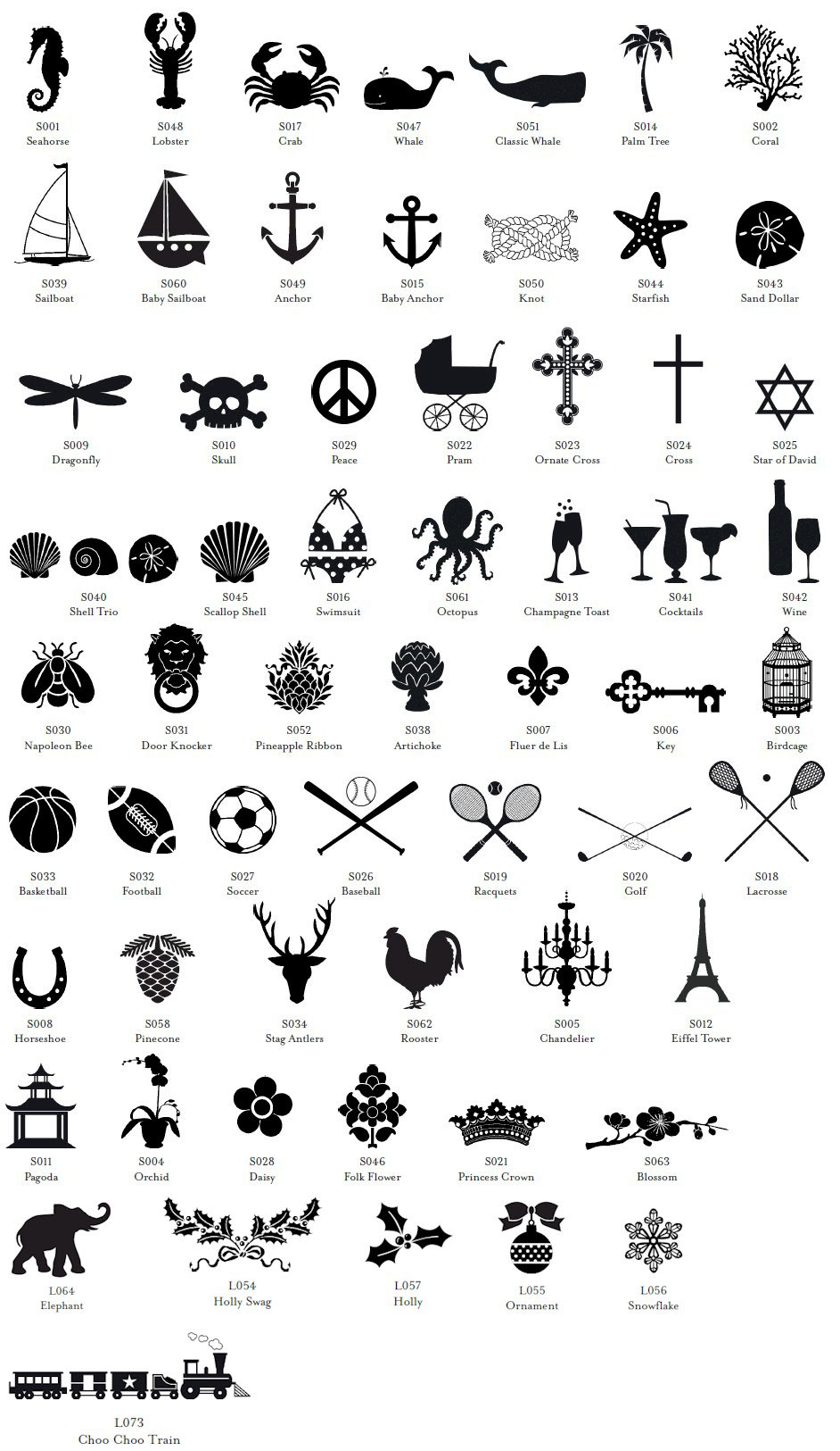 942x1625 Silhouette Icons