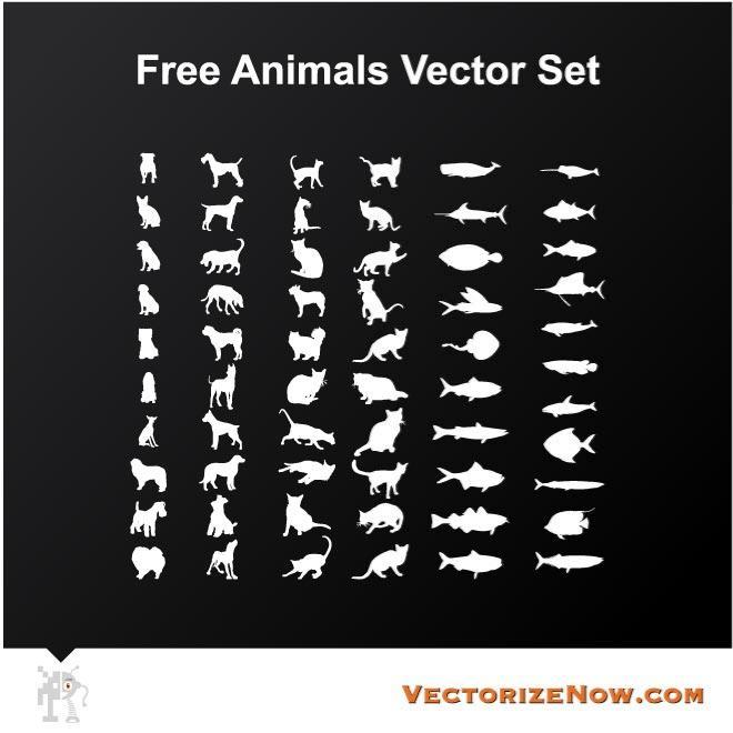 660x660 Animal Silhouettes Icon Pack