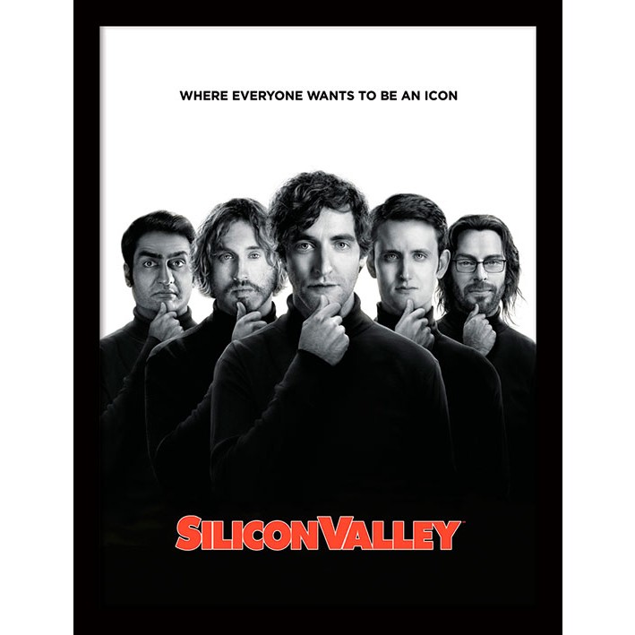 709x709 Silicon Valley Icon Framed Print Iposters
