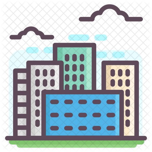 512x512 Silicon Valley Icon Of Colored Outline Style