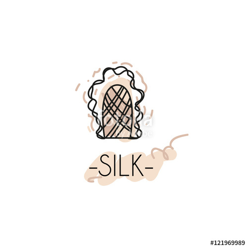 Silkn In The Style Of The Sketch Silkworm Cocoon Logo 500x500 Silkn In The Style Of The Sketch Silkworm Cocoon Logo
