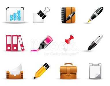 Smooth Silk Icon Set Office Supplies Stock Vectors 382x300 Smooth Silk Icon Set Office Supplies Stock Vectors