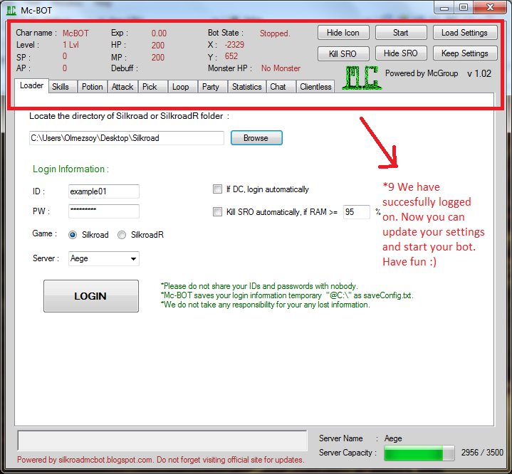 719x666 Mc Bot For Silkroad, Funny And Free