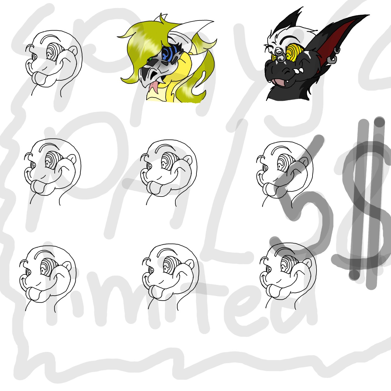 1280x1280 Silly Icon Commission Slots Open