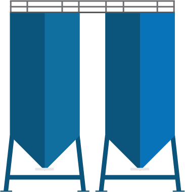 366x379 Storage Silos Icon