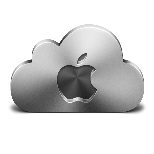 512x512 Cloud Apple Silver Icon