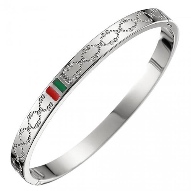800x800 High End Gucci Replica Green And Red Web Icon Silver Dimension
