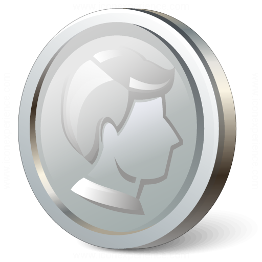 512x512 Iconexperience V Collection Coin Silver Icon