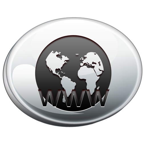 512x512 Internet Silver Icon, Png Clipart Image