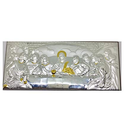 425x425 Galileecraft The Last Supper Silver Icon Made