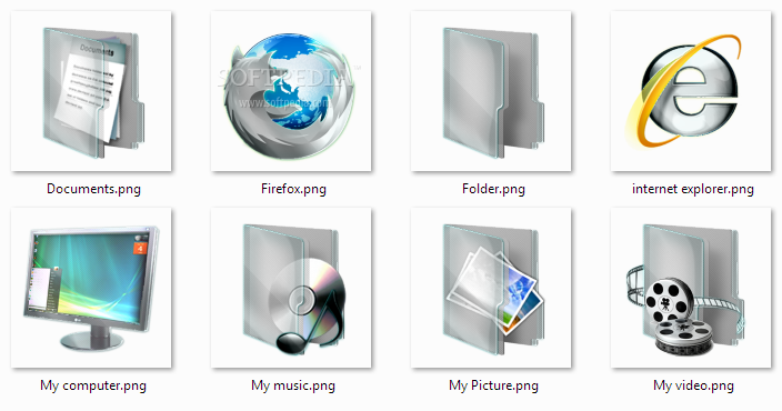 704x370 Download Silver Icon Pack