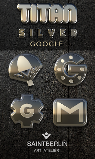 307x512 Titan Silver Icon Pack Latest Version Apk
