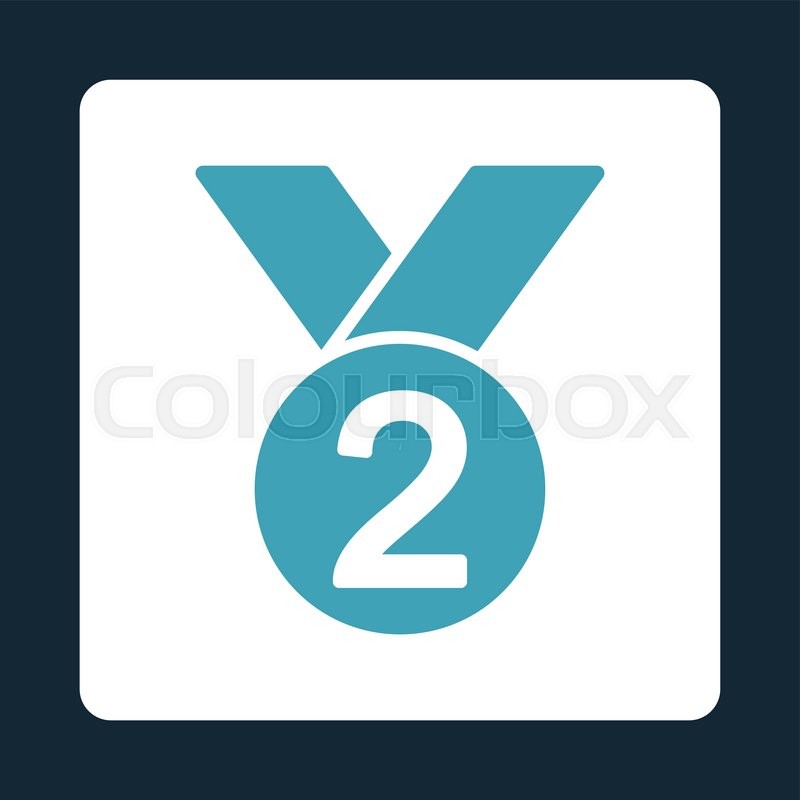 800x800 Silver Medal Icon From Award Buttons Stock Vector Colourbox