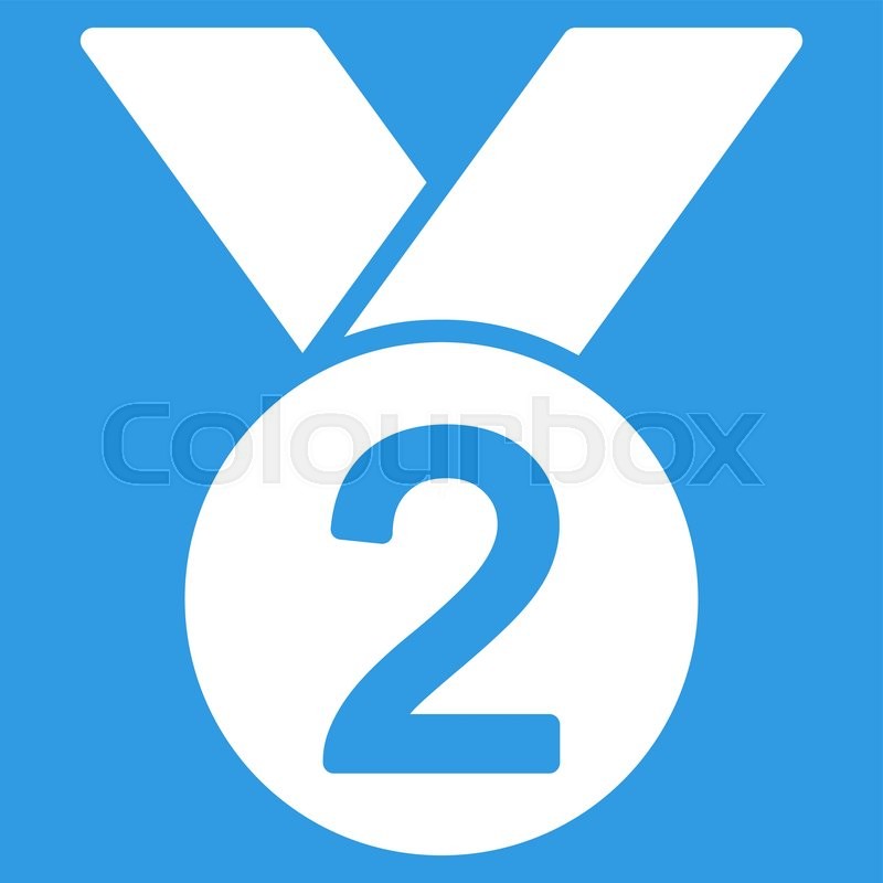 800x800 Silver Medal Icon From Competition Stock Vector Colourbox