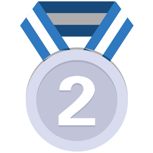 512x512 The Silver Medal, Sports, Medal Icon Png And Vector For Free