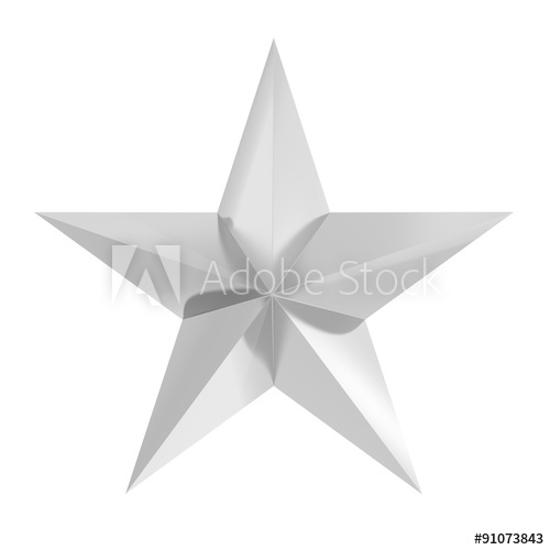 Silver Star Icon,isolated On White Background 500x500 Silver Star Icon,isolated On White Background