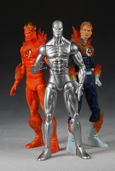400x598 Marvel Icons Human Torch And Silver Surfer Action Figure
