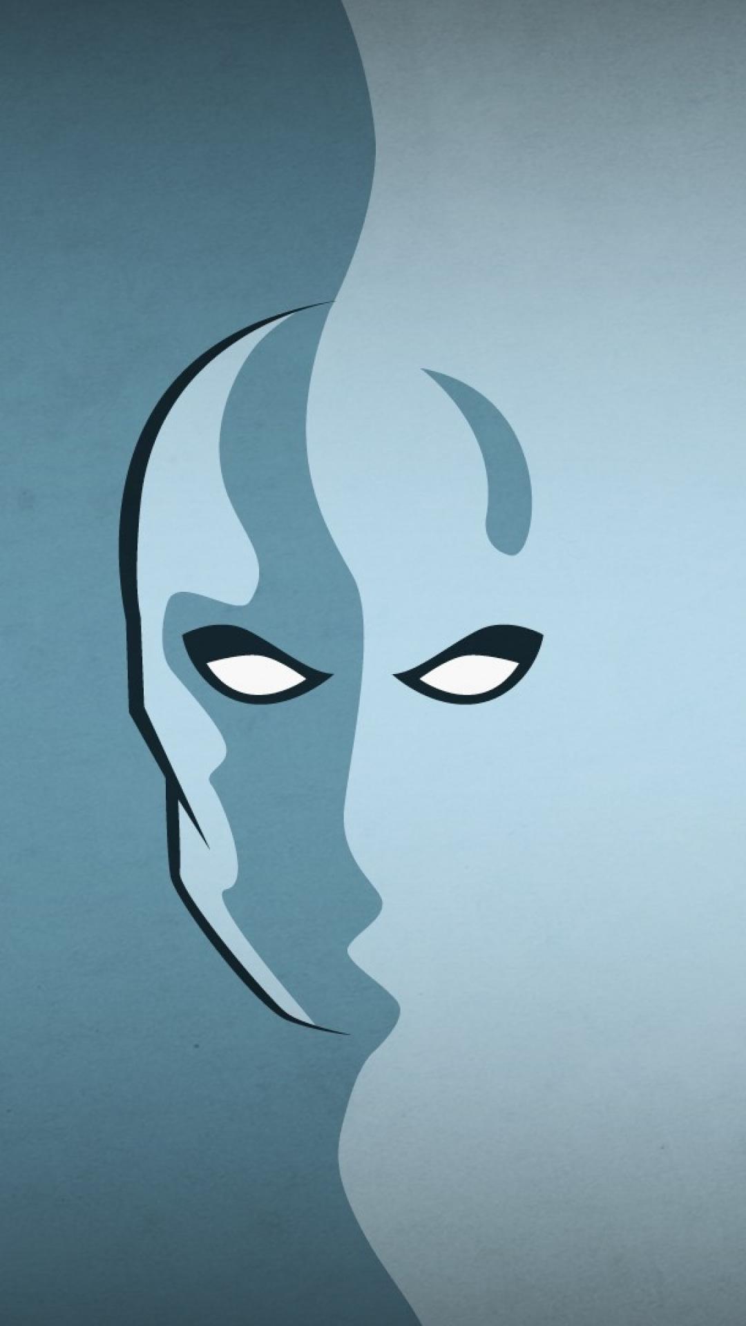 1080x1920 Minimalistic Superheroes Silver Surfer Wallpaper