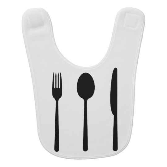 540x540 Silverware Icon Bib
