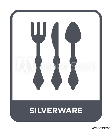 430x500 Silverware Icon Vector