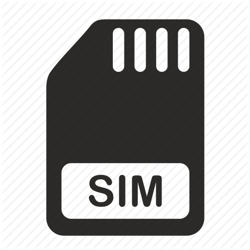 512x512 Mobile Sim Card Icon