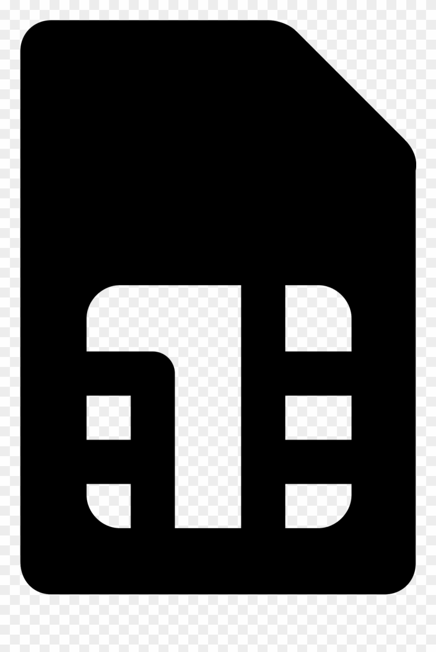 880x1315 Sim Card Icon Clipart