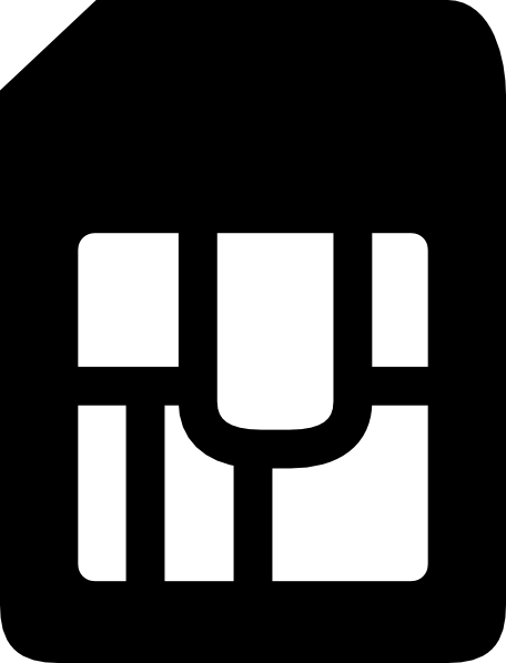 456x598 Sim Card Icon Png, Clip Art For Web