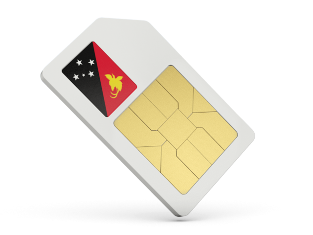 640x480 Sim Card Icon Illustration Of Flag Of Papua New Guinea