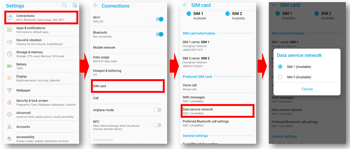 1200x513 How To Assign A Preferred Sim Card For Data Service Network
