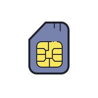 200x200 Sim Card Icon