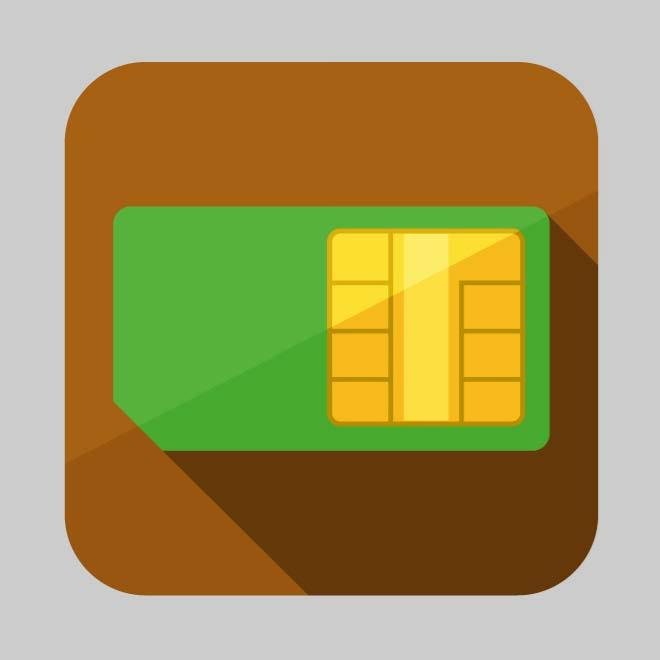 660x660 Free Sim Card Vector Icon Files, Vectors Graphics