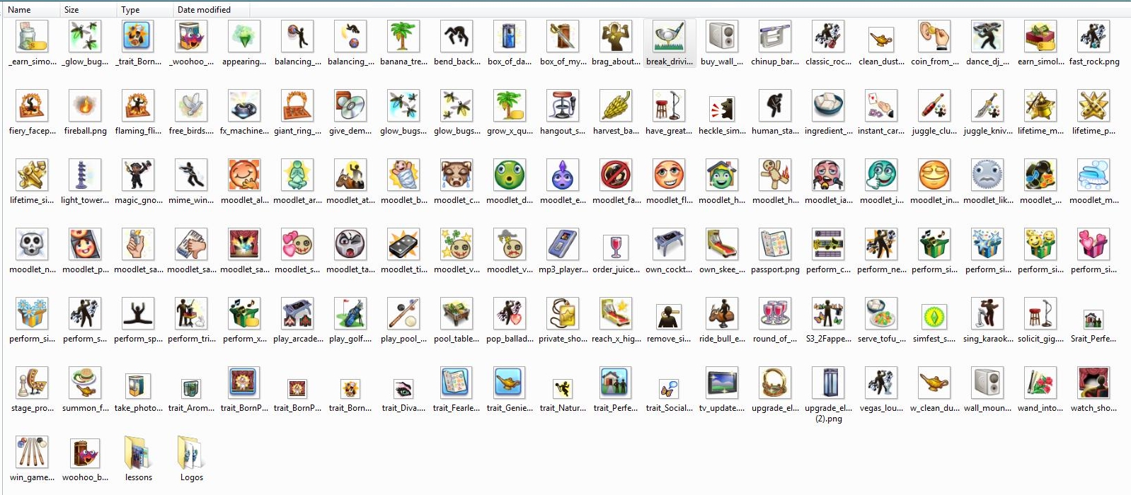 My Sims Blog Extracted Showtime Icons 1598x700 My Sims Blog Extracted Showtime Icons