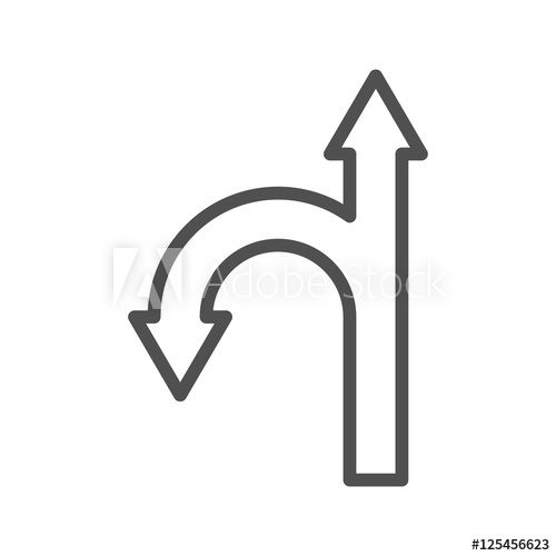 500x500 Directions Line Icon