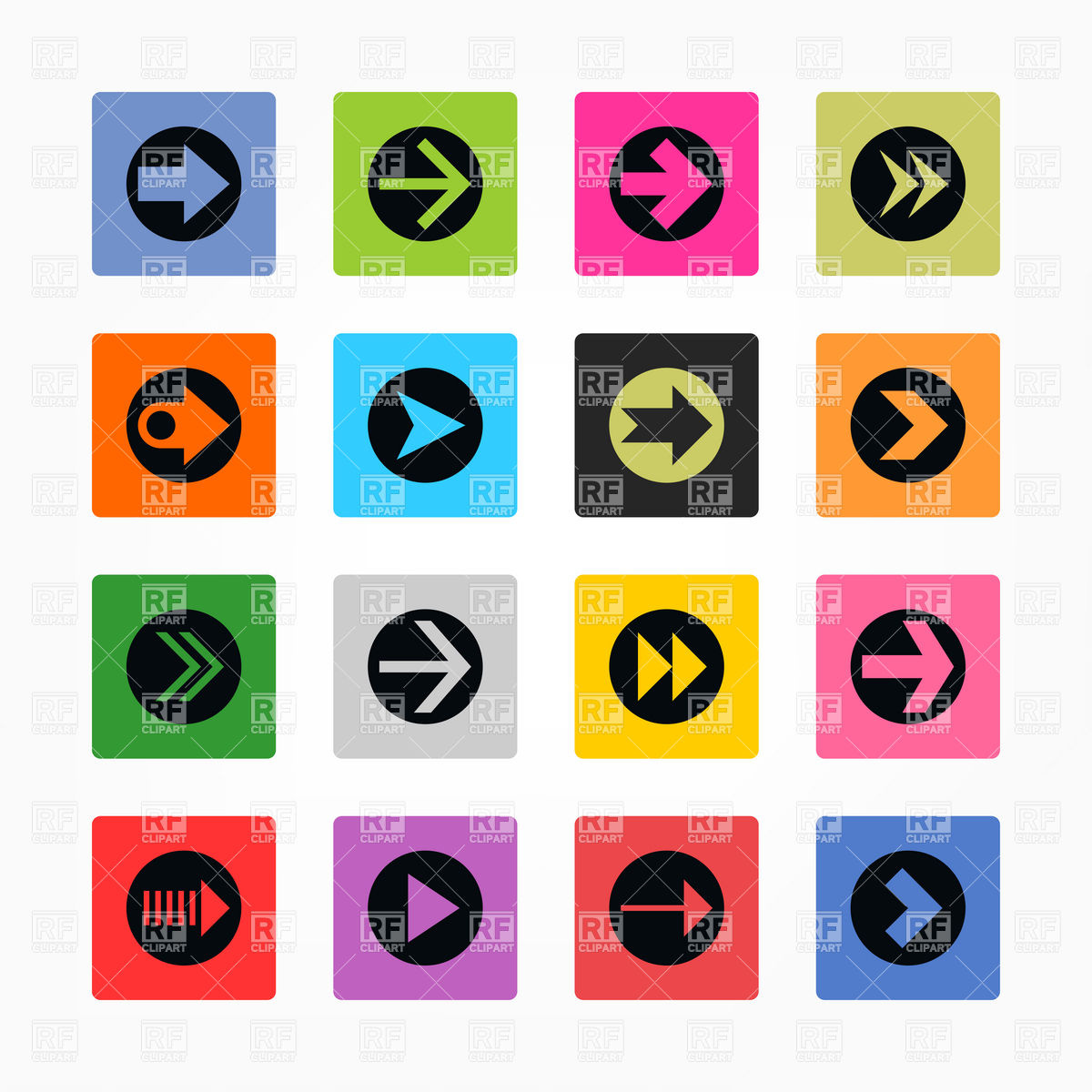 Set Of Simple Arrow Icons Vector Image Of Signs, Symbols, Maps 1200x1200 Set Of Simple Arrow Icons Vector Image Of Signs, Symbols, Maps