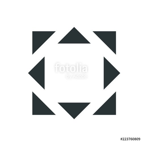 Simple Arrow Icon In Eight Directions For Digital And Print Stock 500x500 Simple Arrow Icon In Eight Directions For Digital And Print Stock